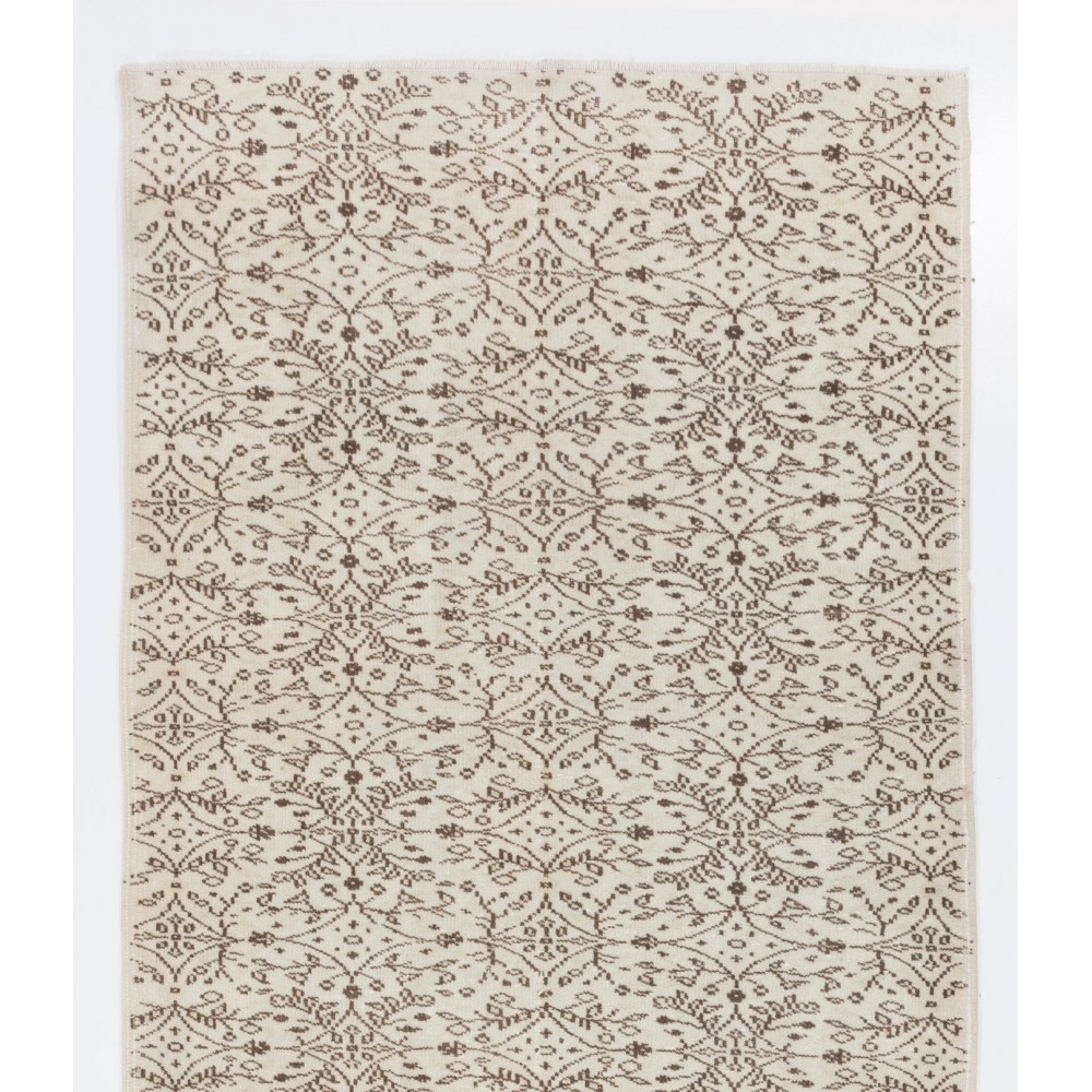 Vintage Anatolian Runner, Beige Long Rug