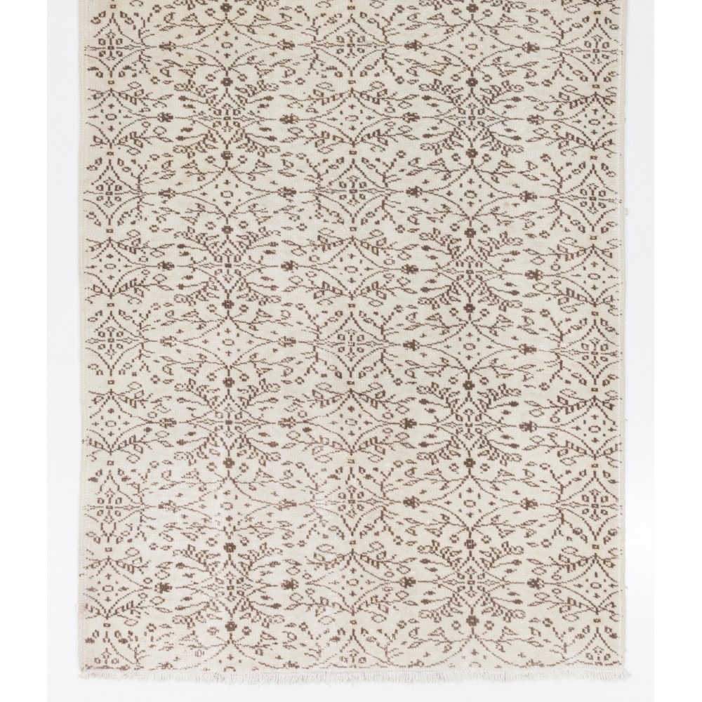 Vintage Anatolian Runner, Beige Long Rug