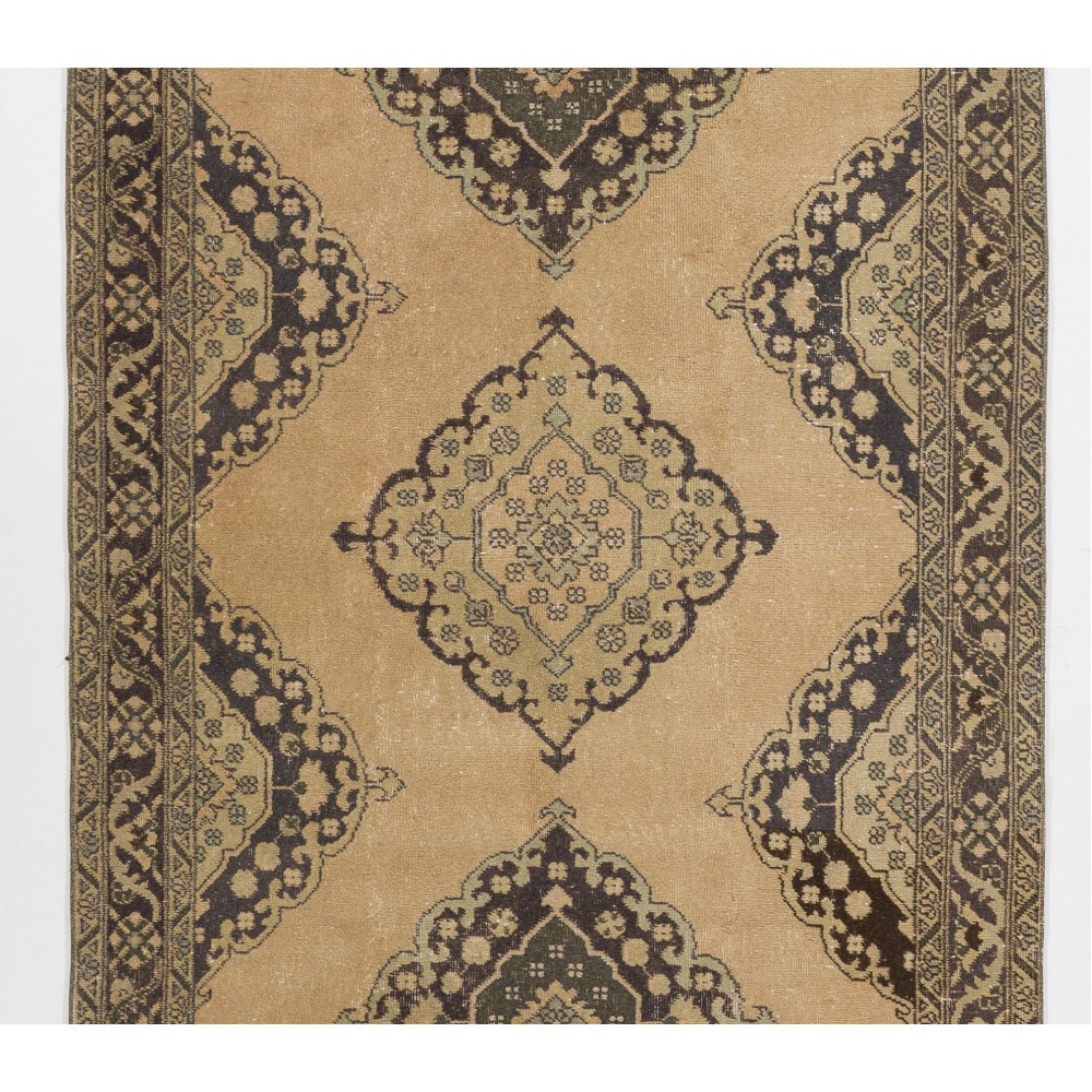 Vintage Runner Rug, Handmade Kitchen Rug, Corridor Carpet, Stair Rug