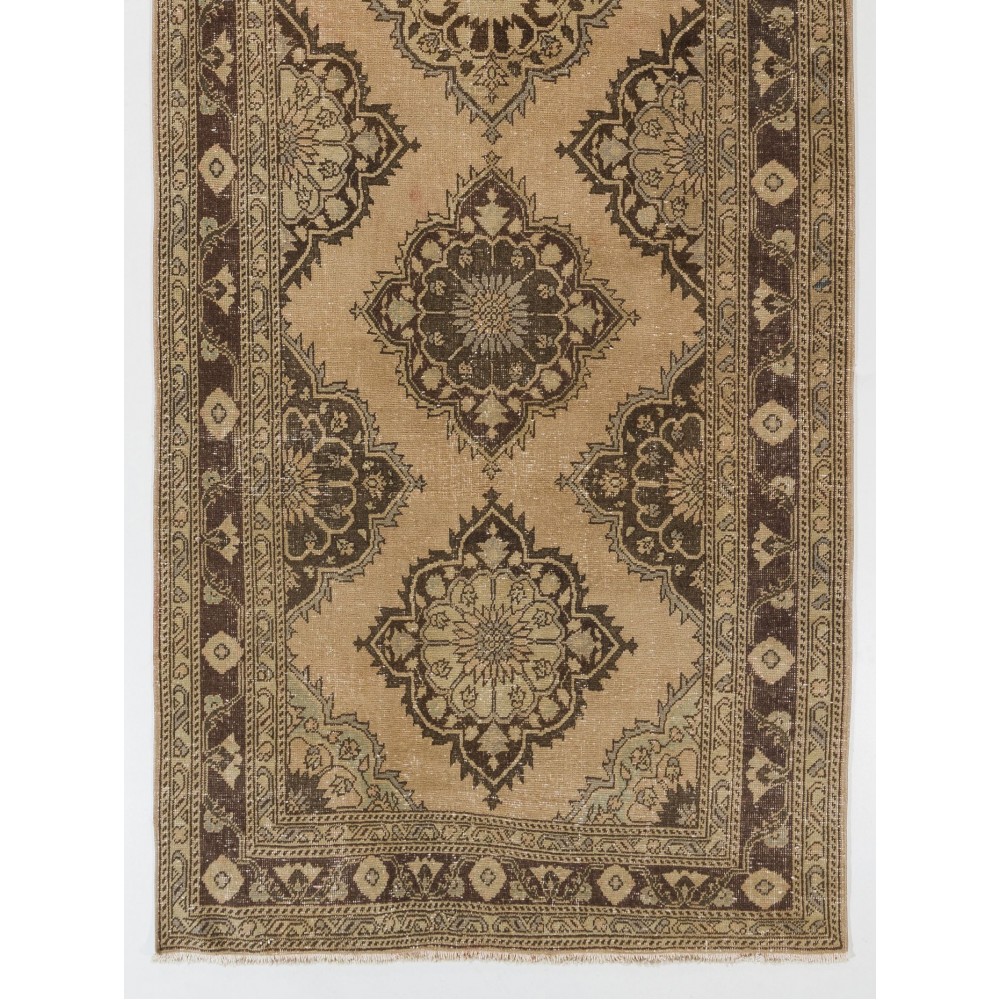 One-of-a-Kind Turkish Oushak Runner Rug