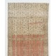 Vintage Anatolian Runner, Long Rug - Faded Red and Beige Colors