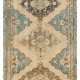 Vintage Anatolian Oushak Runner. Handmade Hallway Carpet, Floor Covering