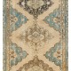 Vintage Anatolian Oushak Runner. Handmade Hallway Carpet, Floor Covering