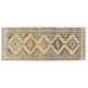 Vintage Anatolian Oushak Runner. Handmade Hallway Carpet, Floor Covering