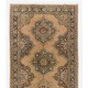 One-of-a-Kind Handmade Vintage Turkish Runner Rug for Hallway decor