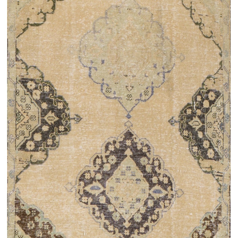 Vintage Stair Runner Rug, Handmade Corridor Carpet, Turkish Hallway Rug