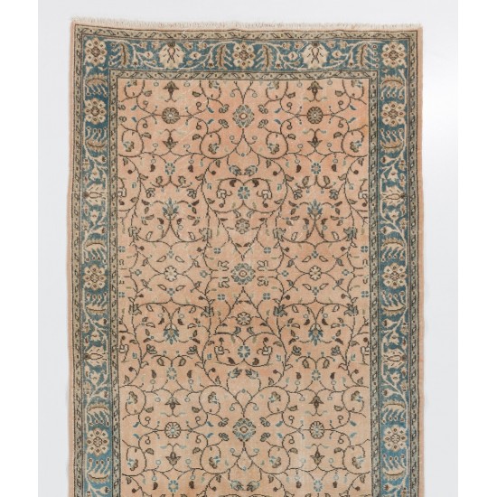 Mid-Century Handmade Central Anatolian Runner Rug