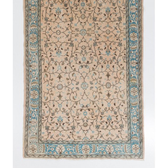 Mid-Century Handmade Central Anatolian Runner Rug