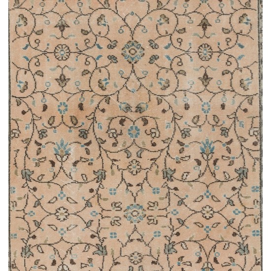 Mid-Century Handmade Central Anatolian Runner Rug