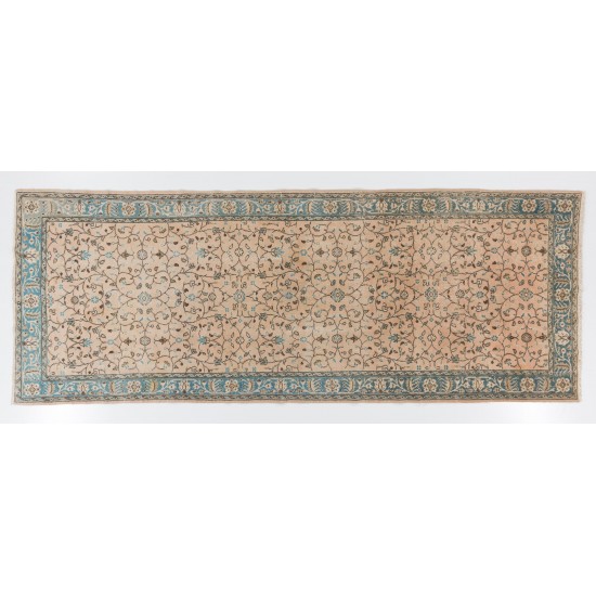 Mid-Century Handmade Central Anatolian Runner Rug