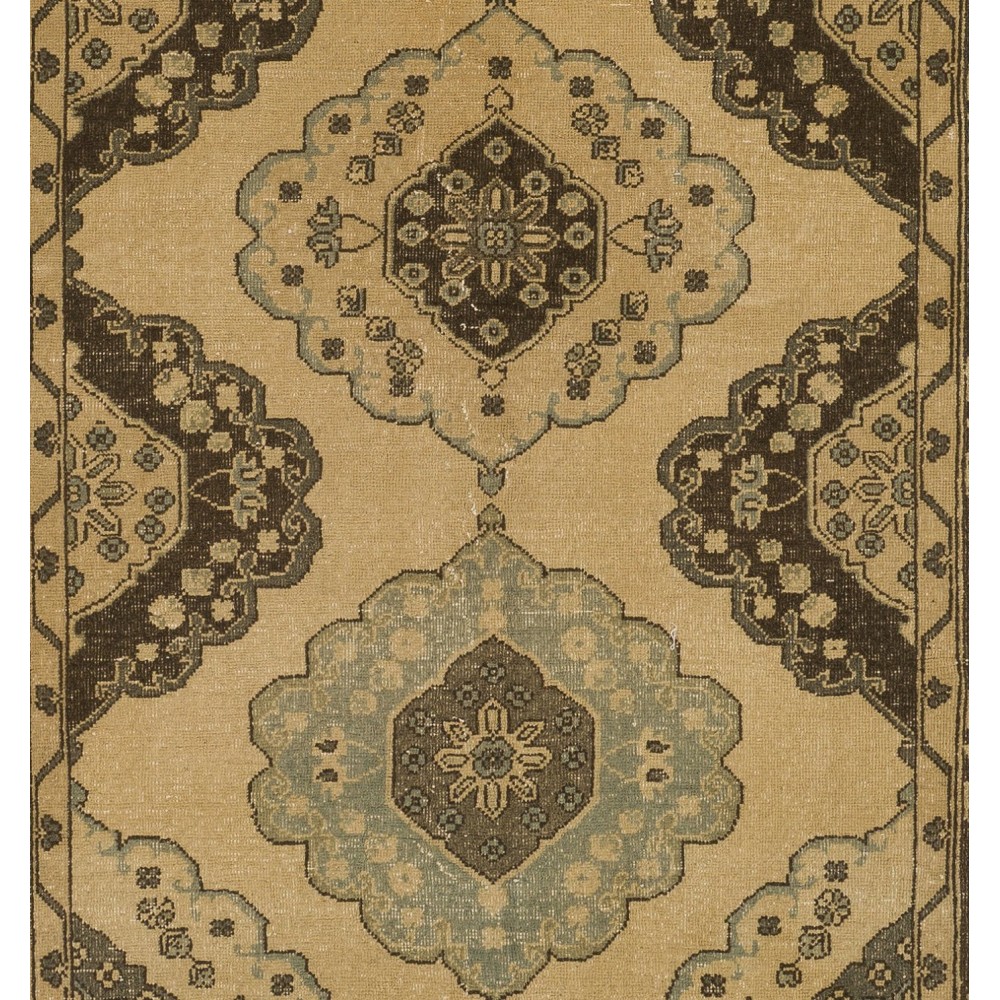 Handmade Anatolian Wool Runner Rug. Stair Runner, Vintage Corridor Carpet