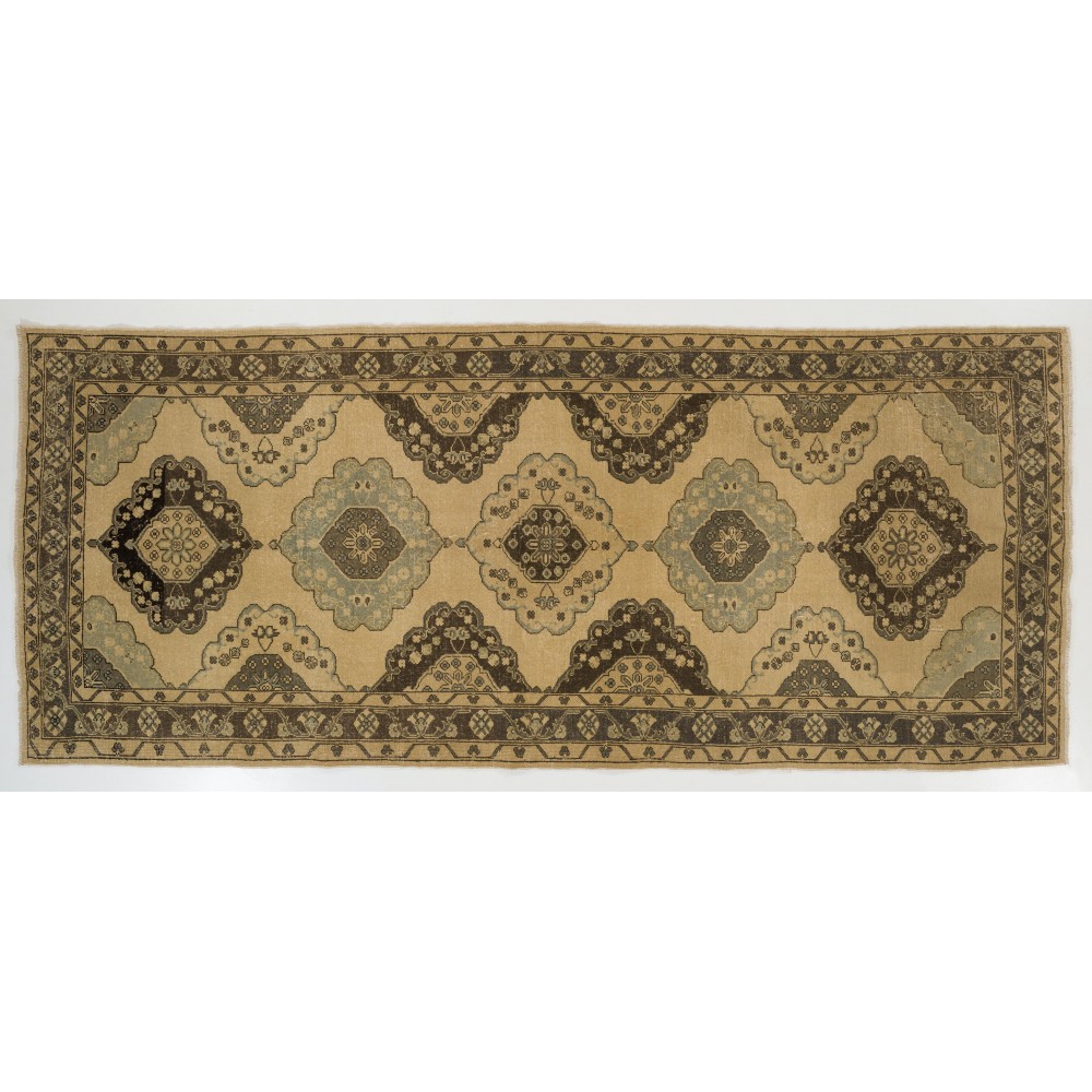 Handmade Anatolian Wool Runner Rug. Stair Runner, Vintage Corridor Carpet