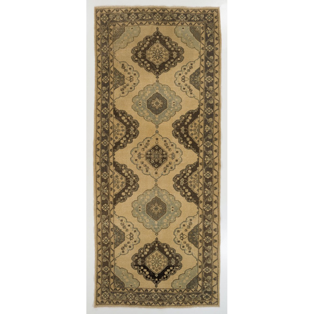 Handmade Anatolian Wool Runner Rug. Stair Runner, Vintage Corridor Carpet