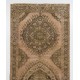 Mid-Century Anatolian Oushak Runner Rug, One of a Kind Wool Corridor Carpet