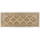 Vintage Anatolian Oushak Runner. Handmade Carpet, Floor Covering