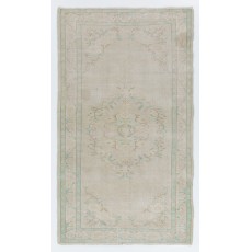 Art Deco Chinese Inspired Vintage Handmade Turkish Wool Rug, Room-Size
