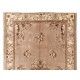 Art Deco Chinese Rug in Soft Faded Taupe, Brown and Beige Colors