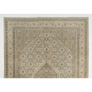 Vintage Handmade Turkish Kyseri Area Rug in Neutral Colors for Rustic, Country & Farmhouse Decor Vintage Handmade Turkish Kyseri Area Rug in Neutral Colors for Rustic, Country & Farmhouse Decor