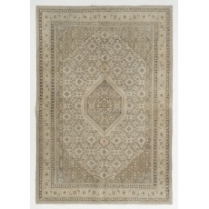 Vintage Handmade Turkish Kyseri Area Rug in Neutral Colors for Rustic, Country & Farmhouse Decor
