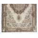 Vintage Sparta Rug in Natural Beige and Brown Wool