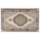 Vintage Sparta Rug in Natural Beige and Brown Wool