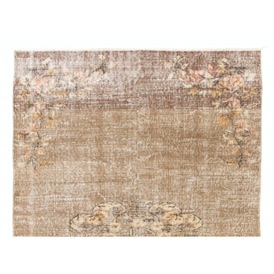Distressed Vintage Turkish Oushak Rug. Great for Home & Office Decor Distressed Vintage Turkish Oushak Rug. Great for Home & Office Decor