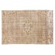 Distressed Vintage Turkish Oushak Rug. Great for Home & Office Decor