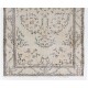 Vintage Handmade Turkish Oushak Rug. Ideal for Office and Home Decor