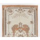 Vintage Handmade Deco Rug in European Design