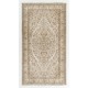 Vintage Anatolian Oushak Rug in Soft Colors. Hand-Knotted Carpet, Woolen Floor Covering