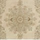 Hand-knotted Vintage Turkish Area Rug with Medallion Design