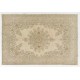 Hand-knotted Vintage Turkish Area Rug with Medallion Design Hand-knotted Vintage Turkish Area Rug with Medallion Design