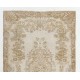 Hand-Knotted Vintage Central Anatolian Area Rug with Medallion Design. Woolen Floor Covering Hand-Knotted Vintage Central Anatolian Area Rug with Medallion Design. Woolen Floor Covering