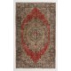 Vintage Hand Knotted Turkish Rug in Warm Earthy Tones