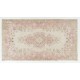 Vintage Handmade Garden Design Rug in Soft Colors