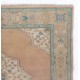 One of a Kind Vintage Oushak Area Rug. Hand-Knotted Turkish Wool Carpet One of a Kind Vintage Oushak Area Rug. Hand-Knotted Turkish Wool Carpet