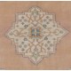 One of a Kind Vintage Oushak Area Rug. Hand-Knotted Turkish Wool Carpet One of a Kind Vintage Oushak Area Rug. Hand-Knotted Turkish Wool Carpet