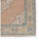 One of a Kind Vintage Oushak Area Rug. Hand-Knotted Turkish Wool Carpet One of a Kind Vintage Oushak Area Rug. Hand-Knotted Turkish Wool Carpet