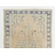 Vintage Handmade Turkish Oushak Rug
