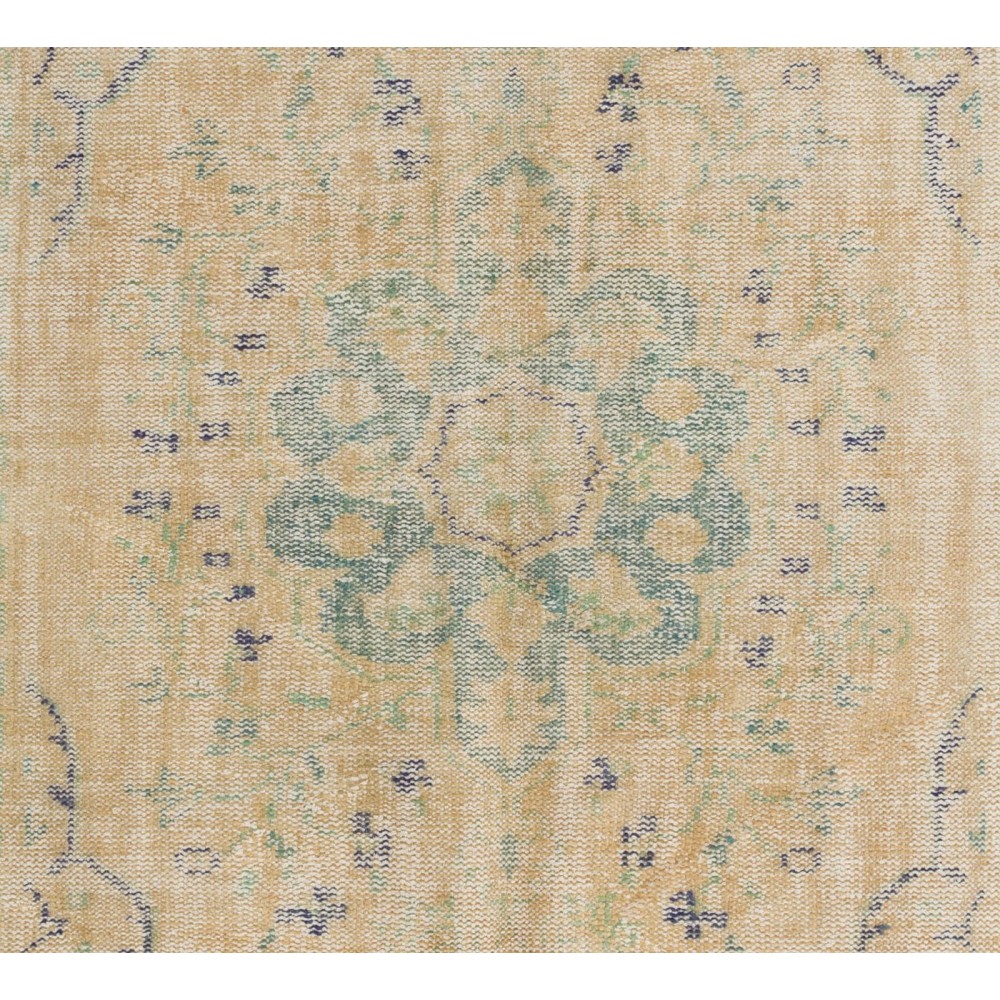 Vintage Handmade Turkish Oushak Rug
