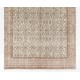 Vintage Handmade Turkish Oushak Rug with Floral Design
