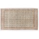 Vintage Handmade Turkish Oushak Rug with Floral Design