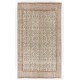 Vintage Handmade Turkish Oushak Rug with Floral Design
