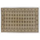 Rare Vintage Turkish Kayseri Rug with Attractive Colors, Ca 1940