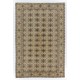 Rare Vintage Turkish Kayseri Rug with Attractive Colors, Ca 1940
