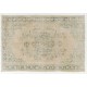 Vintage Handmade Turkish Wool Area Rug in Green and Beige