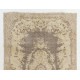 Vintage Handmade Turkish Oushak Rug