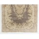 Vintage Handmade Turkish Oushak Rug