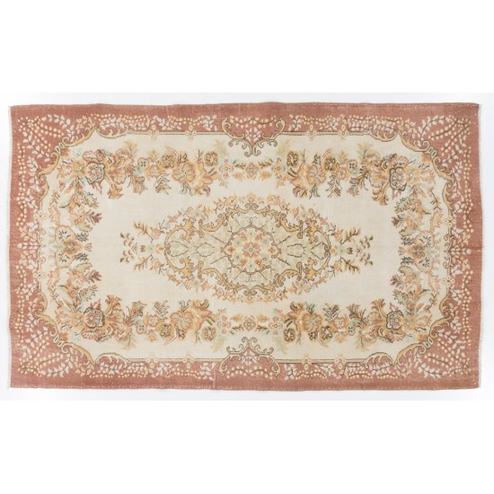 Antique Washed Hand-Knotted Vintage Anatolian Area Rug with Medallion Design. Antique Washed Hand-Knotted Vintage Anatolian Area Rug with Medallion Design.
