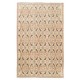 Floral Midcentury Turkish Deco Area Rug in Soft Colors